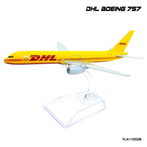 โมเดลเครื่องบินเหล็ก DHL Boeing 757 เครื่องบินจำลอง ราคาถูก
