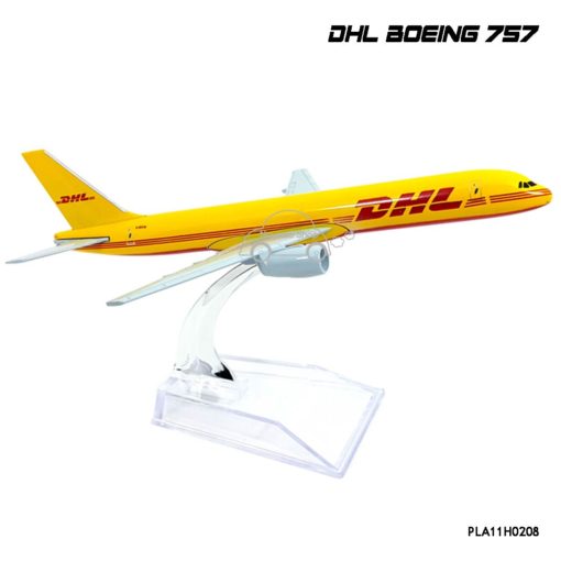 โมเดลเครื่องบินเหล็ก DHL Boeing 757 โมเดลเครื่องบินเหมือนจริง