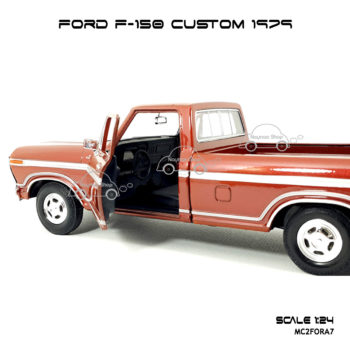 Model Pickup FORD F-150 CUSTOM 1979 RedBrown ภายในรถเหมือนจริง