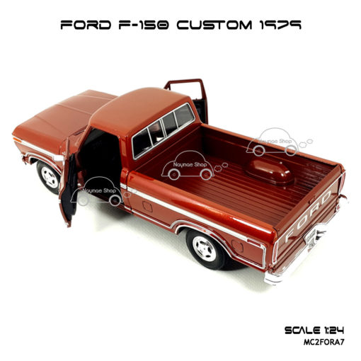 Model Pickup FORD F-150 CUSTOM 1979 RedBrown สวยงาม