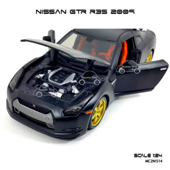 Model car NISSAN GTR R35 2009 ห้องเครื่องเหมือนรถจริง