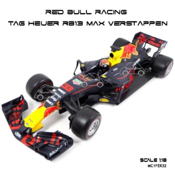 โมเดล F1 Red Bull Racing Max Verstappen โมเดลประกอบสำเร็จ