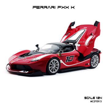 โมเดล FERRARI FXX K สีแดงดำ สวยงาม