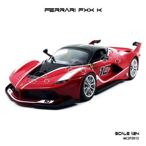 โมเดล FERRARI FXX K สีแดงดำ