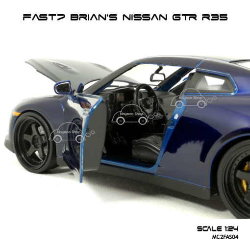 โมเดล fast7 BRIAN NISSAN GTR R35 ภายในสวยๆ