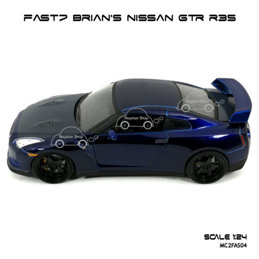 โมเดล fast7 BRIAN NISSAN GTR R35 โมเดลลิขสิทธิแท้