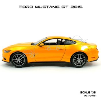 โมเดล ฟอร์ด มัสแตง FORD MUSTANG GT 2015 สีส้ม (1:18) Maisto