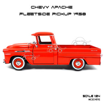 โมเดล รถกระบะ CHEVY APACHE FLEETSIDE PICKUP 1958