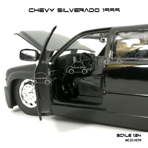 โมเดล รถกระบะ CHEVY SILVERADO 1999 ภายในรถหมือนจริง