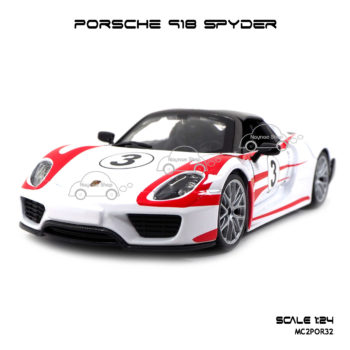 โมเดลซุปเปอร์คาร์ PORSCHE 918 SPYDER (Scale 1:24)