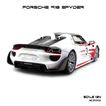 โมเดลซุปเปอร์คาร์ PORSCHE 918 SPYDER (Scale 1:24) ประกอบสำเร็จ