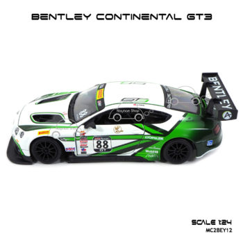 โมเดลรถ BENTLEY CONTINENTAL GT3 โมเดลรถเหล็ก Diecast Model รถเหล็กจำลอง