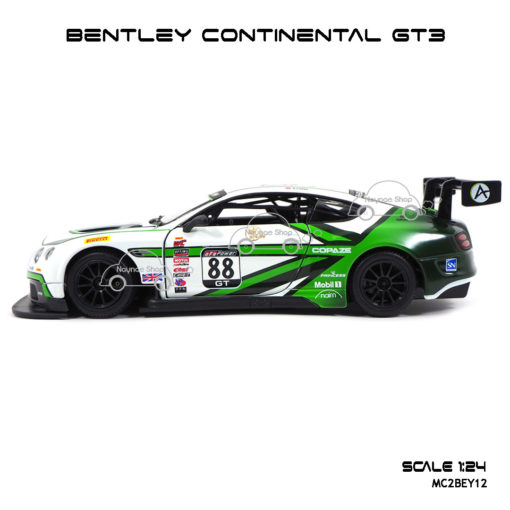 โมเดลรถ BENTLEY CONTINENTAL GT3 โมเดลรถเหล็ก Diecast Model รถสปอร์ต