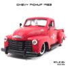 โมเดลรถ CHEVY PICKUP 1953 สีแดง (Scale 1:24)