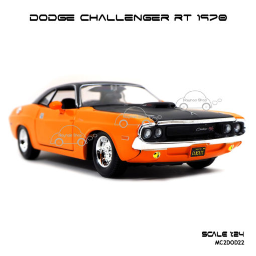 โมเดลรถ DODGE CHALLENGER RT 1970 (1:24) โมเดลสำเร็จ