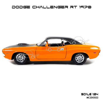 โมเดลรถ DODGE CHALLENGER RT 1970 (1:24) โมเดลของแท้