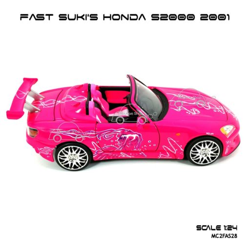 โมเดลรถ FAST SUKI HONDA S2000 (Scale 1:24) รุ่นเปิดปะทุน