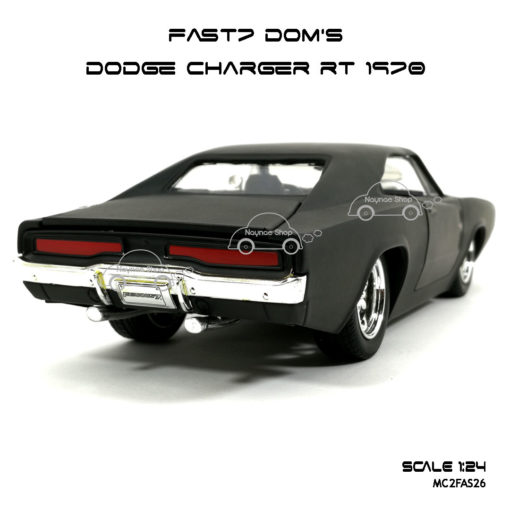 โมเดลรถ FAST7 DOM DODGE CHARGER RT 1970 (Scale 1:24) เหมือนจริง