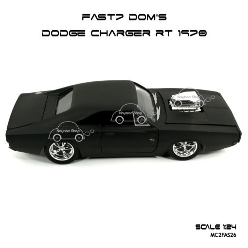 โมเดลรถ FAST7 DOM DODGE CHARGER RT 1970 (Scale 1:24) Jada Toy