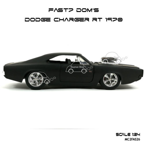 โมเดลรถ FAST7 DOM DODGE CHARGER RT 1970 (Scale 1:24) รุ่นขายดี