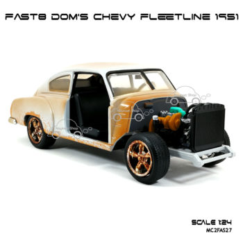 โมเดลรถ FAST8 DOM CHEVY FLEETLINE 1951 จำลองเหมือนรถจริง