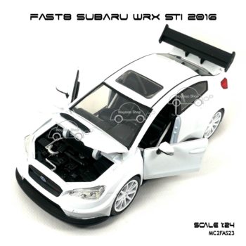 โมเดลรถ FAST8 SUBARU WRX STI 2016 (Scale 1:24) เปิดได้ครบ