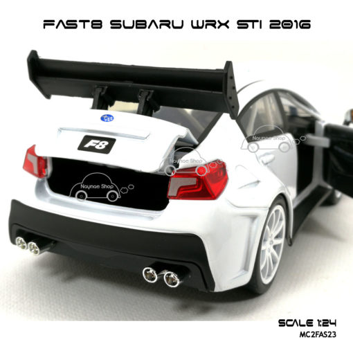 โมเดลรถ FAST8 SUBARU WRX STI 2016 (Scale 1:24) เปิดกระโปรงท้ายได้