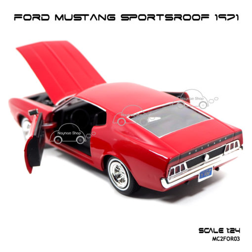 โมเดลรถ FORD MUSTANG SPORTSROOF 1971 เปิดประตูซ้ายขวาได้