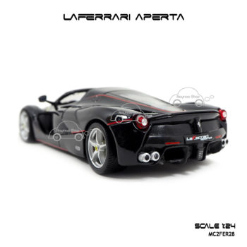 โมเดล Laferrari Aperta สีดำ จำลองเหมือนรถจริง
