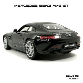 โมเดลรถ MERCEDES BENZ AMG GT สีดำ (Scale 1:18) โมเดลสำเร็จ