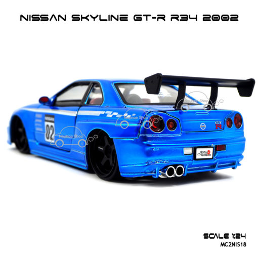 โมเดลรถ NISSAN SKYLINE GT-R R34 2002 โมเดลลิขสิทธิแท้