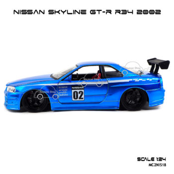 โมเดลรถ NISSAN SKYLINE GT-R R34 2002