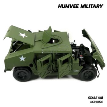 โมเดลรถทหาร HUMVEE MILITARY (Scale 1:18) รถเหล็กจำลองเหมือนจริง