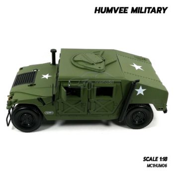 โมเดลรถทหาร HUMVEE MILITARY (Scale 1:18) รถเหล็กจำลองเหมือนจริง ประกอบสำเร็จ