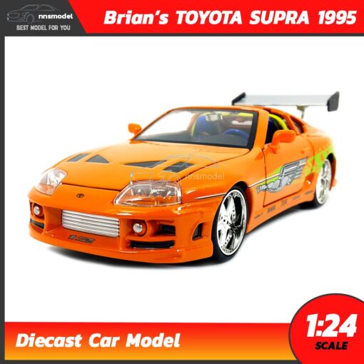 โมเดลรถฟาส Brian's Toyota Supra 1995 (1:24) Jada Toys