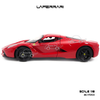 โมเดลเฟอร์รารี่ LAFERRARI สีแดง (Scale 1:18) สวยงามน่าสะสม