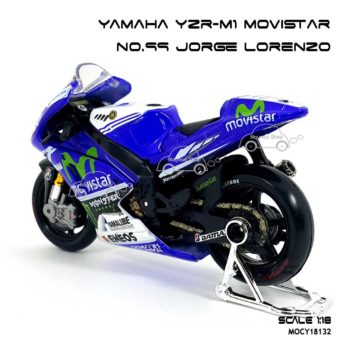 Yamaha MotoGP YZR M1 Movistar JORGE LORENZO (1:18) พร้อมตั้งโชว์