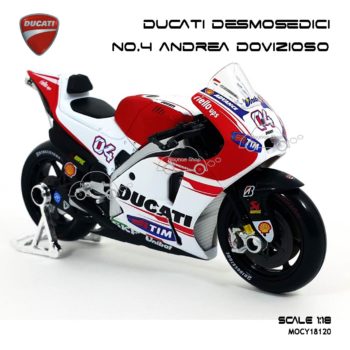 โมเดล MotoGP DUCATI DESMOSEDICI ANDREA DOVIZIOSO (1:18)