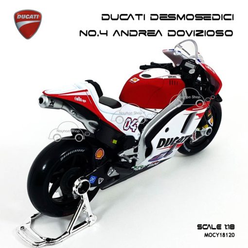 โมเดล MotoGP DUCATI DESMOSEDICI ANDREA DOVIZIOSO (1:18) ราคาพิเศษ