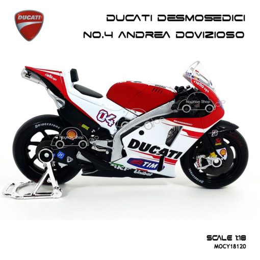 โมเดล MotoGP DUCATI DESMOSEDICI ANDREA DOVIZIOSO (1:18) น่าสะสม