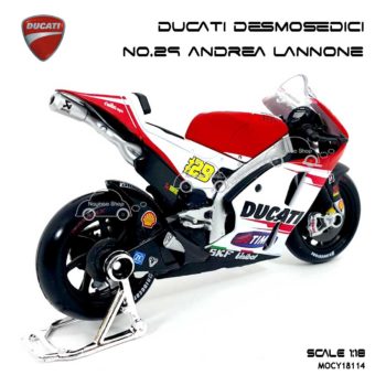 โมเดล MotoGP DUCATI DESMOSEDICI ANDREA LANNONE (1:18) ประกอบสำเร็จ