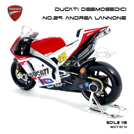 โมเดล MotoGP DUCATI DESMOSEDICI ANDREA LANNONE (1:18) พร้อมตั้งโชว์