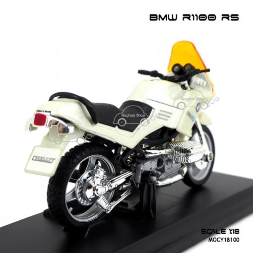 โมเดลมอเตอร์ไซด์ BMW R1100 RS สีขาวมุก (1:18)