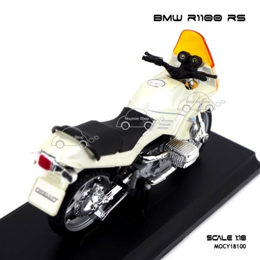 โมเดลมอเตอร์ไซด์ BMW R1100 RS สีขาวมุก (1:18) โมเดลสำเร็จ