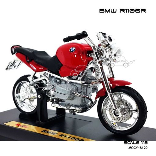 โมเดลมอเตอร์ไซด์ BMW R1100R สีแดง (1:18) โมเดลสำเร็จ