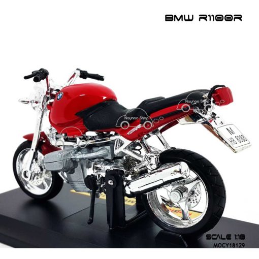 โมเดลมอเตอร์ไซด์ BMW R1100R สีแดง (1:18) พร้อมวางตั้งโชว์