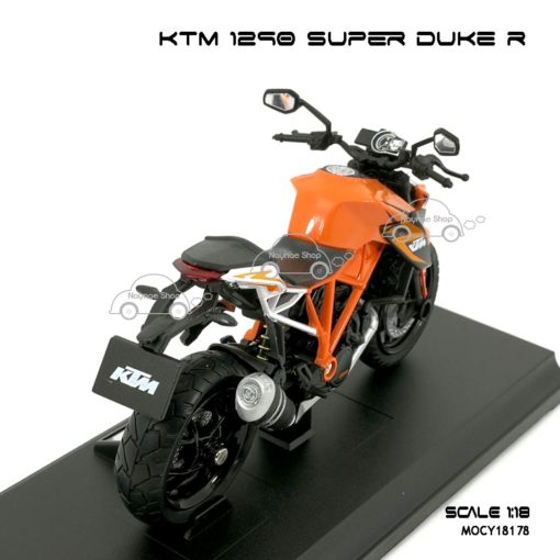 โมเดลมอเตอร์ไซด์ KTM 1290 SUPER DUKE R (1:18) โมเดลสำเร็จ