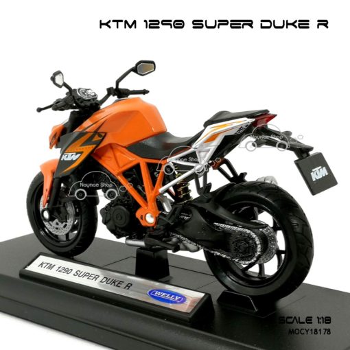 โมเดลมอเตอร์ไซด์ KTM 1290 SUPER DUKE R (1:18) โมเดลของแท้