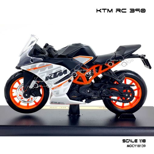 โมเดลมอเตอร์ไซด์ KTM RC 390 (1:18)