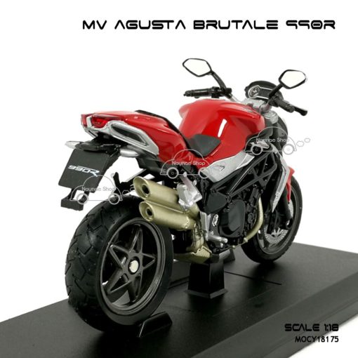 โมเดลมอเตอร์ไซด์ MV AGUSTA BRUTALE 990R (1:18)